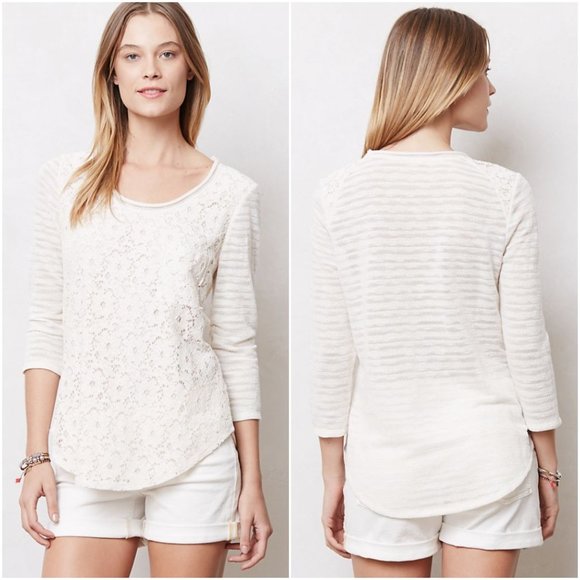 Anthro. | One September Laceveiled Pullover - Picture 2 of 8